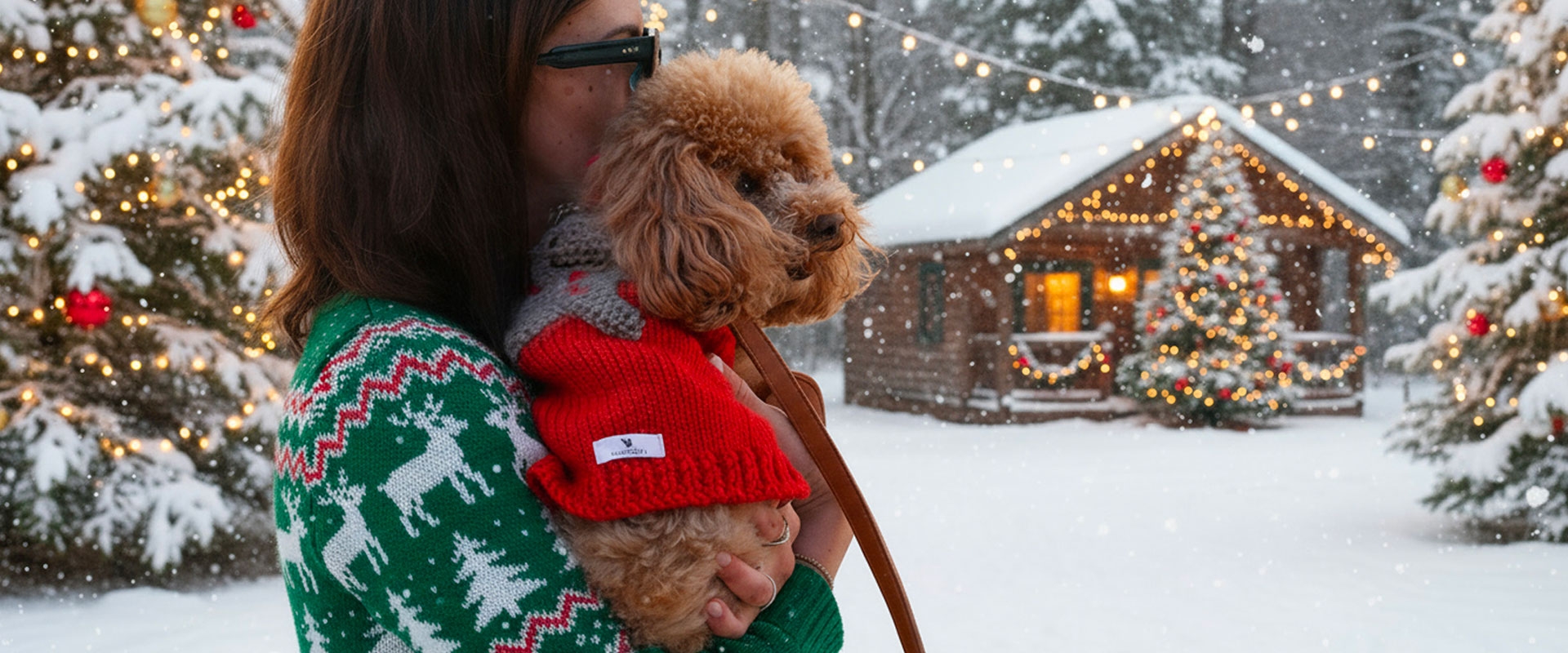 Vestiti di Natale per cani: design raffinato e comfort artigianale